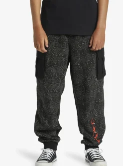 Online Quiksilver Boy'S 8-16 Radical Cargo Joggers Black Radical Times 233