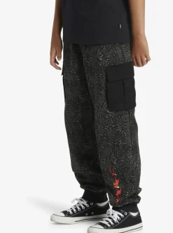 Online Quiksilver Boy'S 8-16 Radical Cargo Joggers Black Radical Times 233