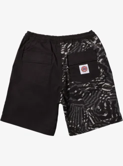 Discount Quiksilver Boy'S 8-16 Radical Times Elastic Waist Shorts Black