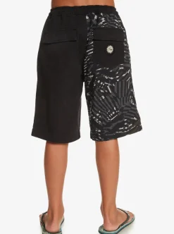 Discount Quiksilver Boy'S 8-16 Radical Times Elastic Waist Shorts Black