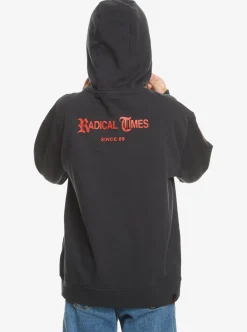 Best Quiksilver Boy'S 8-16 Radical Times Hoodie Black