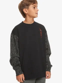 Clearance Quiksilver Boy'S 8-16 Radical Times Sweatshirt Black