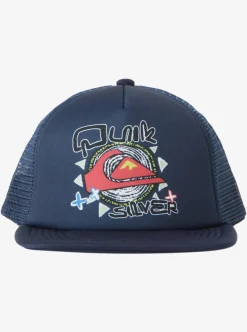 Fashion Quiksilver Boy'S 8-16 Rat Pack Trucker Hat Navy Blazer