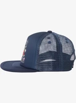 Fashion Quiksilver Boy'S 8-16 Rat Pack Trucker Hat Navy Blazer
