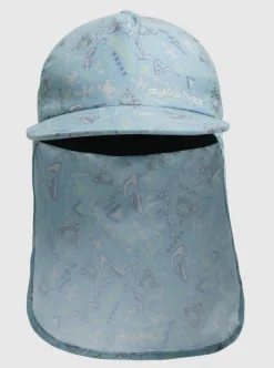 Store Quiksilver Boy'S 8-16 Ray Master Neck Protection Cap Pastel Turquoise Next Gen 233