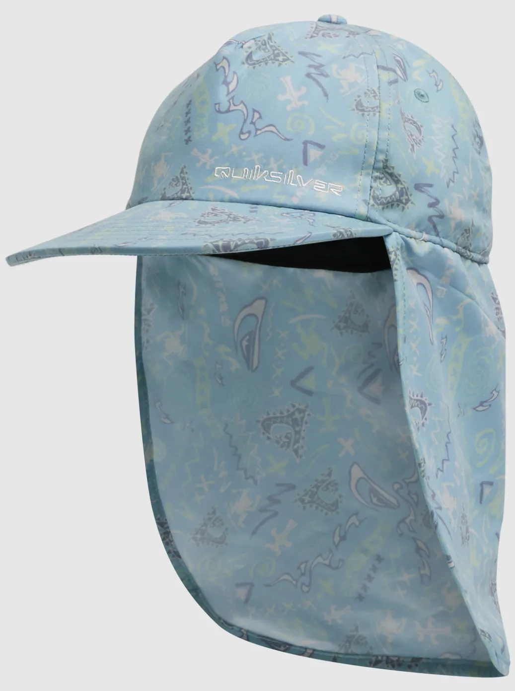 Store Quiksilver Boy'S 8-16 Ray Master Neck Protection Cap Pastel Turquoise Next Gen 233