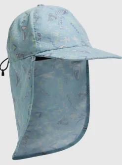 Store Quiksilver Boy'S 8-16 Ray Master Neck Protection Cap Pastel Turquoise Next Gen 233