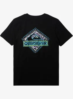 Discount Quiksilver Boy'S 8-16 Rising Water T-Shirt Black