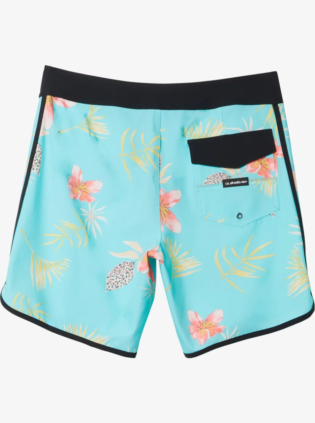 Discount Quiksilver Boy'S 8-16 Surfsilk Scallop 17" Boardshorts Blue Radiance