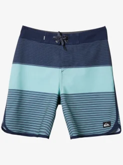 Hot Quiksilver Boy'S 8-16 Surfsilk Tijuana 17" Boardshorts Naval Accademy