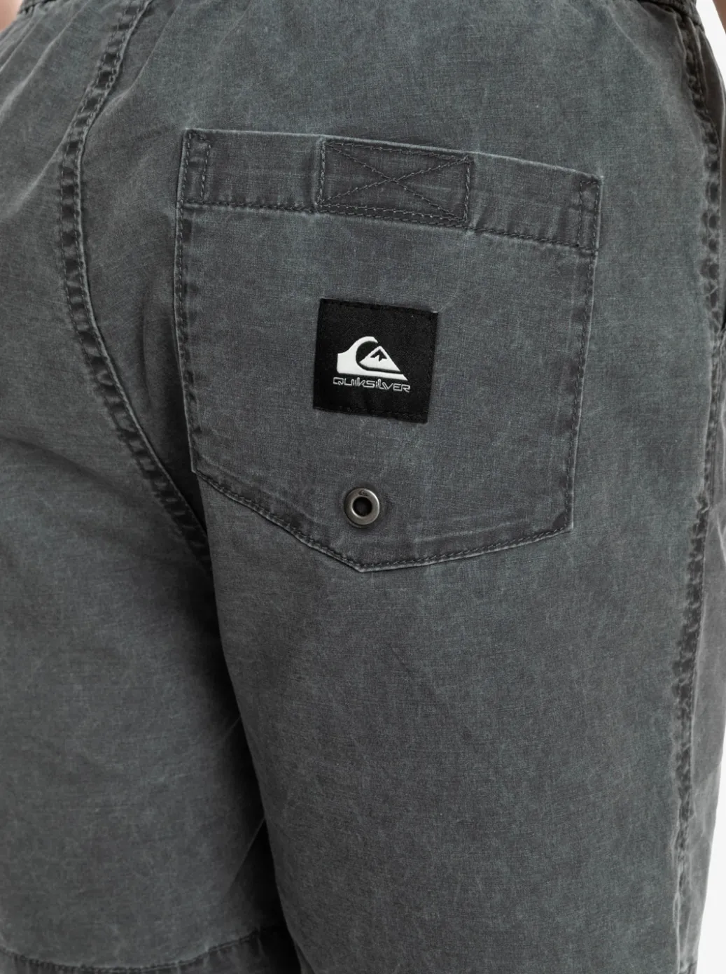 Best Sale Quiksilver Boy'S 8-16 Taxer 15" Elastic Waist Shorts Black