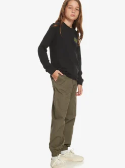 Hot Quiksilver Boy'S 8-16 Taxer Beach Cruiser Pants Thyme