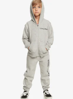 Outlet Quiksilver Boy'S 2-7 Trackpant Joggers Light Grey Heather