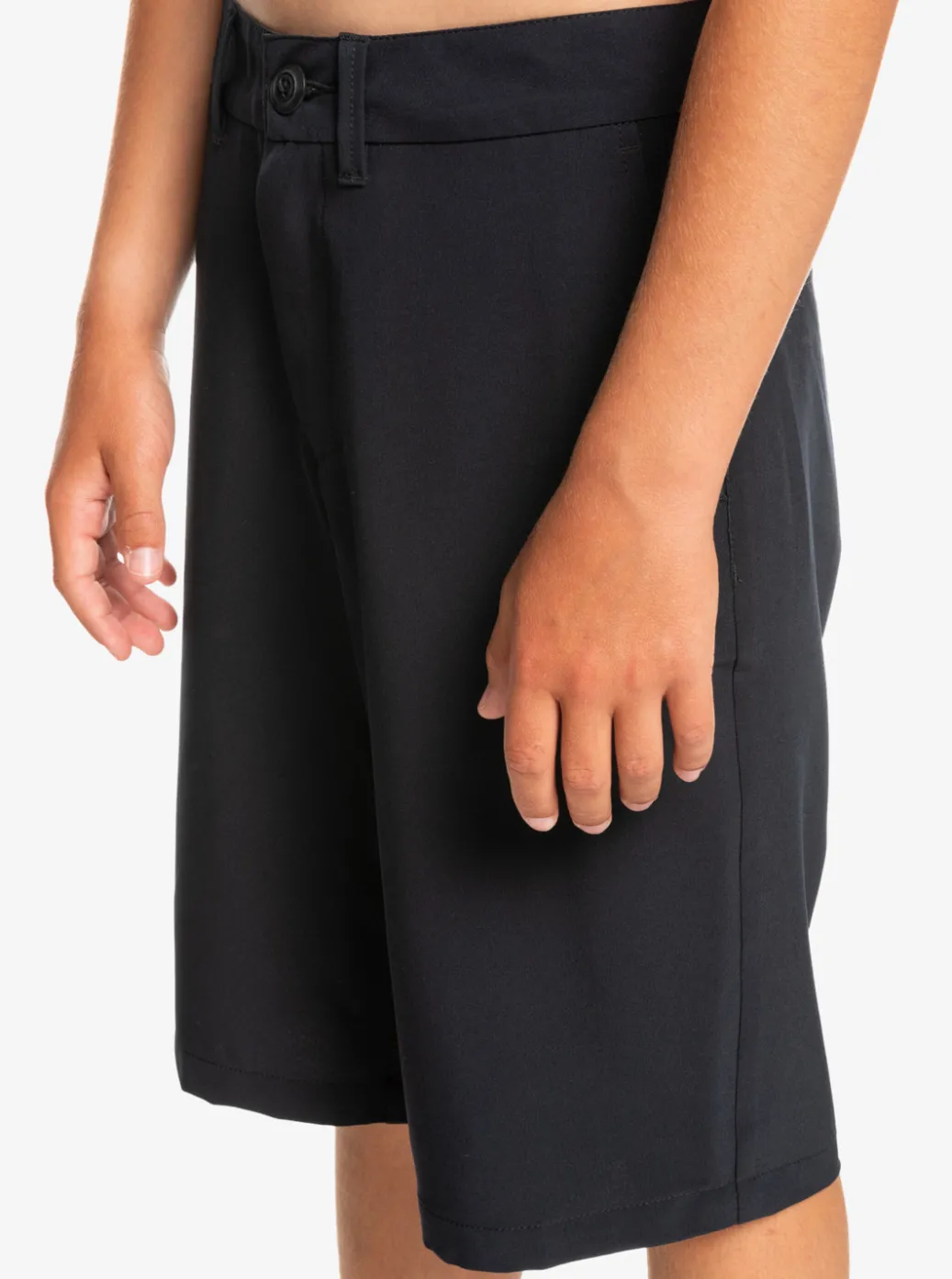 Cheap Quiksilver Boy'S 8-16 Union Amphibian 19" Hybrid Shorts Black