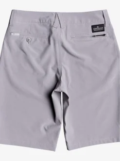 Cheap Quiksilver Boy'S 8-16 Union Amphibian 19" Hybrid Shorts Sleet