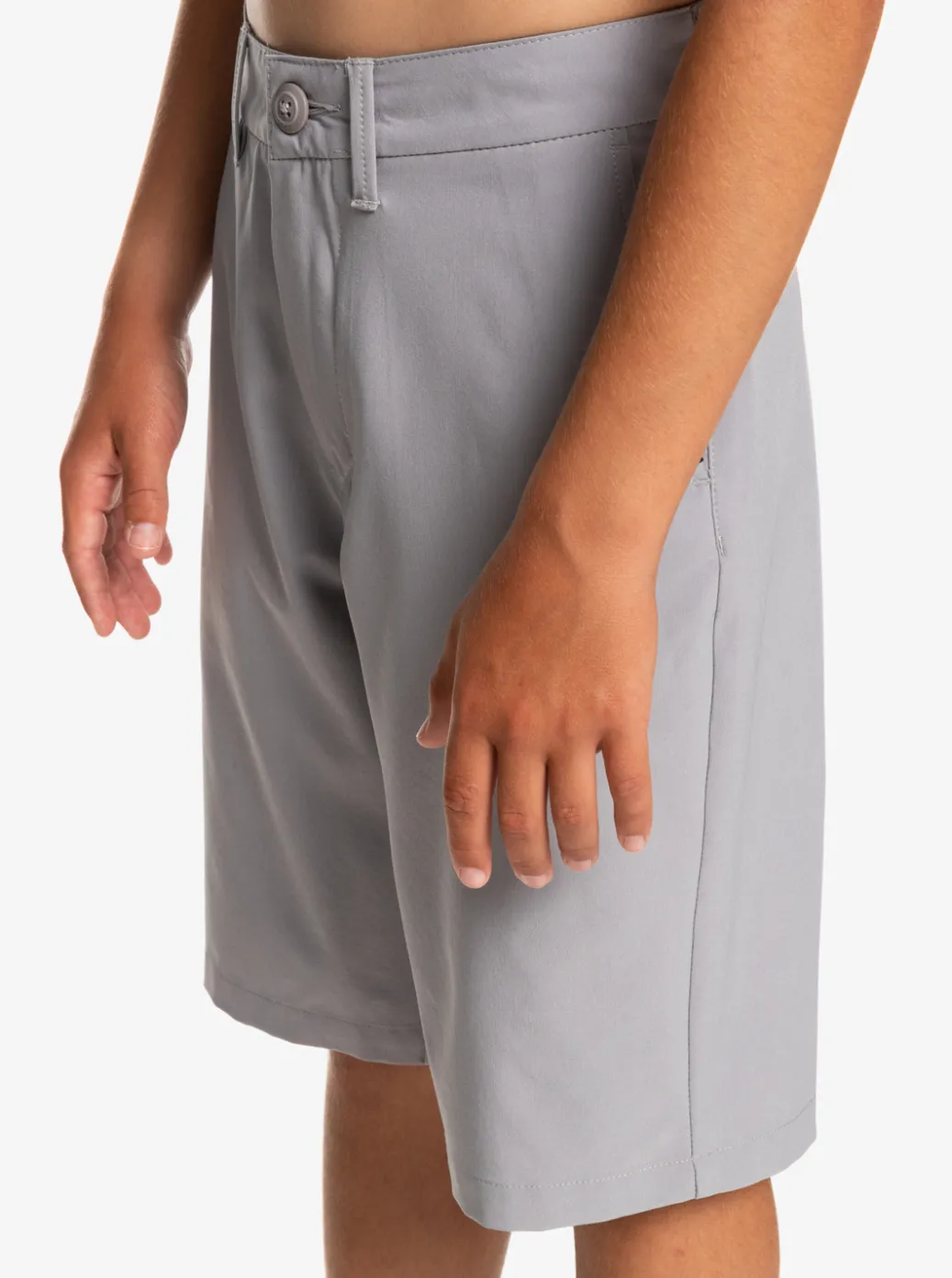 Cheap Quiksilver Boy'S 8-16 Union Amphibian 19" Hybrid Shorts Sleet
