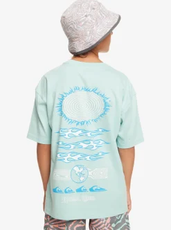 Best Quiksilver Boy'S 8-16 Visions T-Shirt Pastel Turquoise
