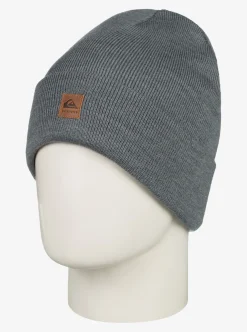 Flash Sale Quiksilver Brigade Fold-Over Beanie Heather Grey