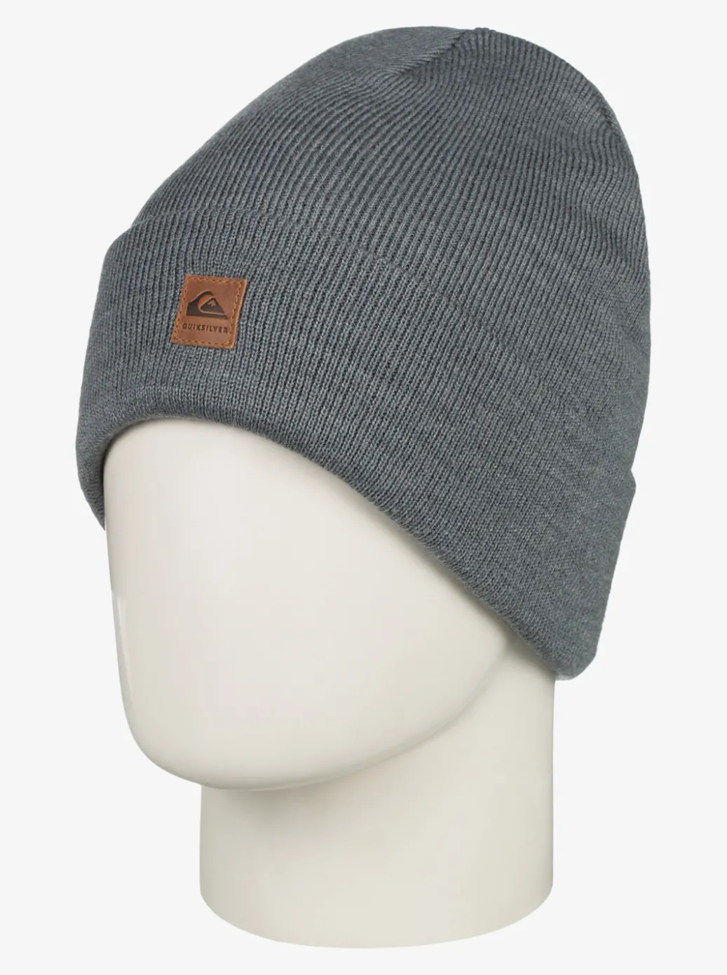 Flash Sale Quiksilver Brigade Fold-Over Beanie Heather Grey