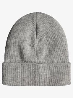 Flash Sale Quiksilver Brigade Fold-Over Beanie Heather Grey