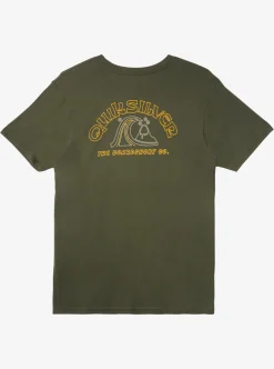 Flash Sale Quiksilver Bubble Outline T-Shirt Climbing Ivy