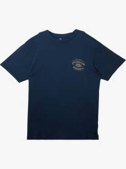 Discount Quiksilver Bubble Outline T-Shirt Clear Sky