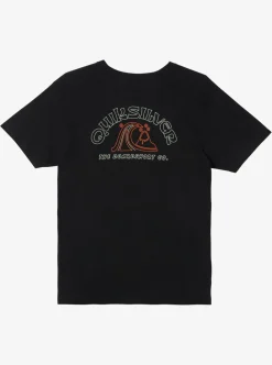 Cheap Quiksilver Bubble Outline T-Shirt Black