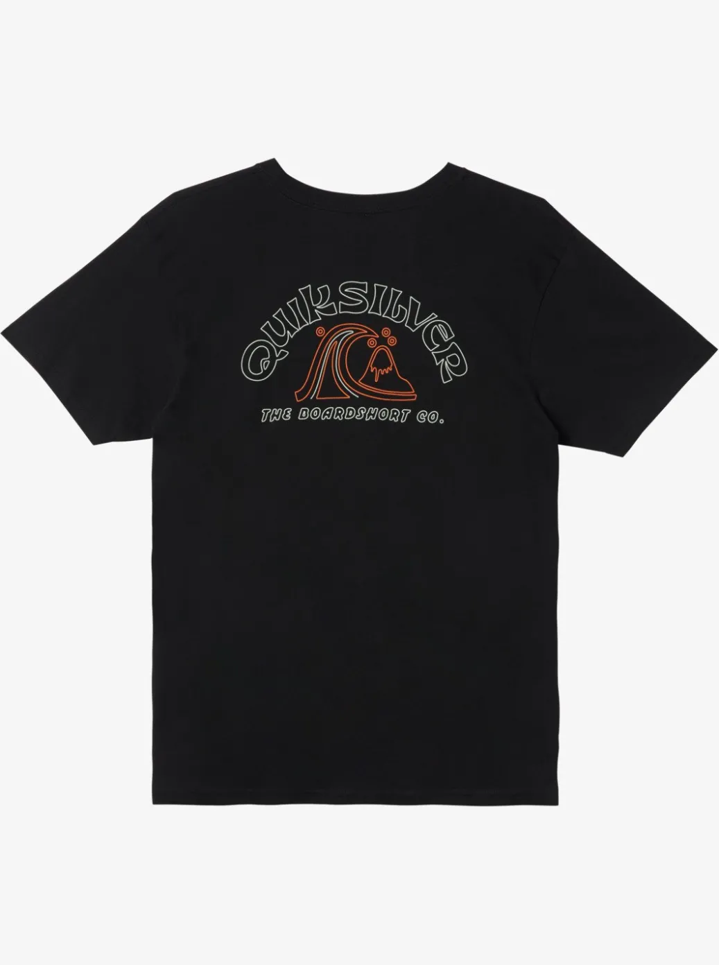 Cheap Quiksilver Bubble Outline T-Shirt Black