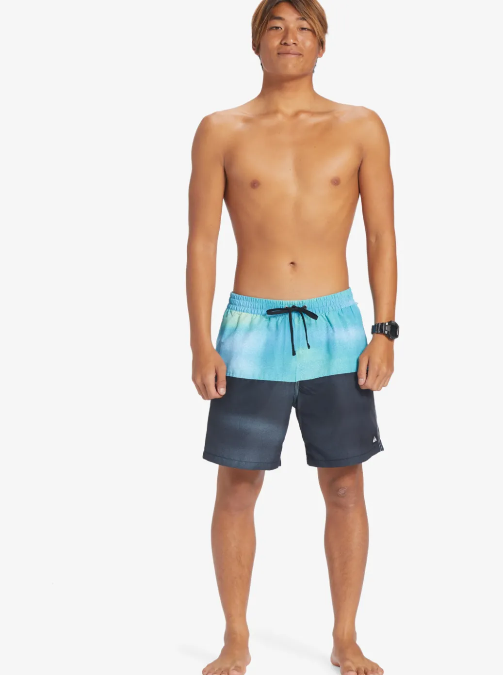 Store Quiksilver Butt Logo 17" Volleys River Blue