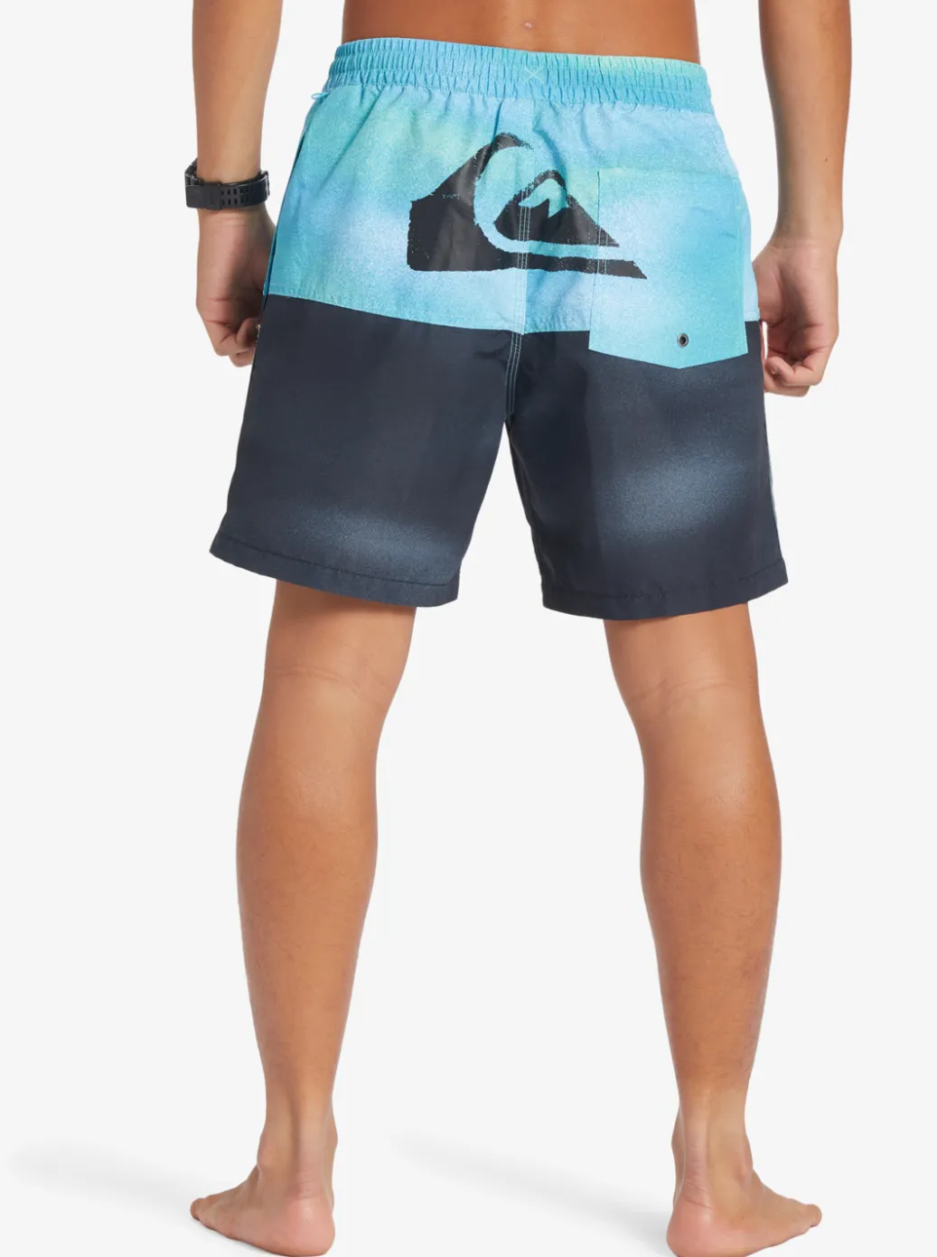 Store Quiksilver Butt Logo 17" Volleys River Blue