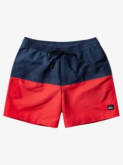 Sale Quiksilver Butt Logo 17" Volleys Navy Blazer