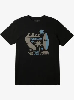 Online Quiksilver Ca Funshine T-Shirt Black