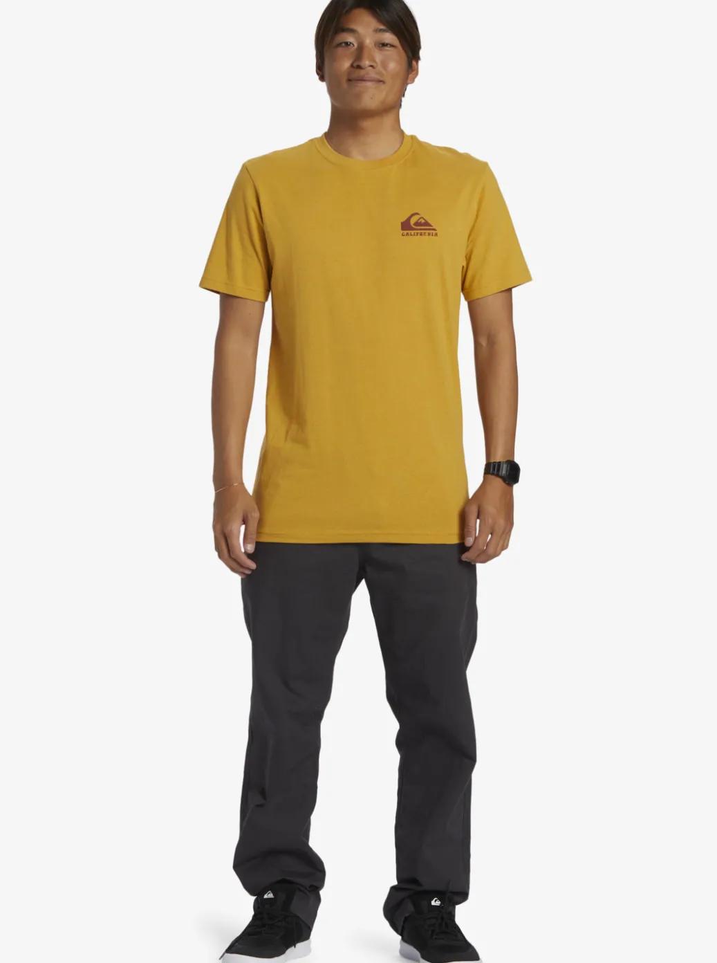 Best Sale Quiksilver Ca Point Breaks T-Shirt Mustard