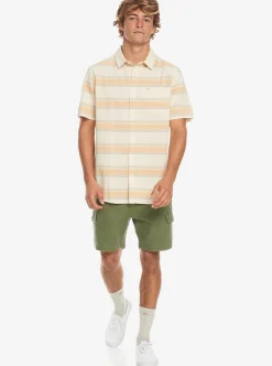 Cheap Quiksilver Cali Sunrise Short Sleeve Shirt Birch Cali