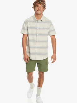 Online Quiksilver Cali Sunrise Short Sleeve Shirt Plaza Taupe Cali