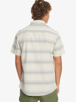 Online Quiksilver Cali Sunrise Short Sleeve Shirt Plaza Taupe Cali