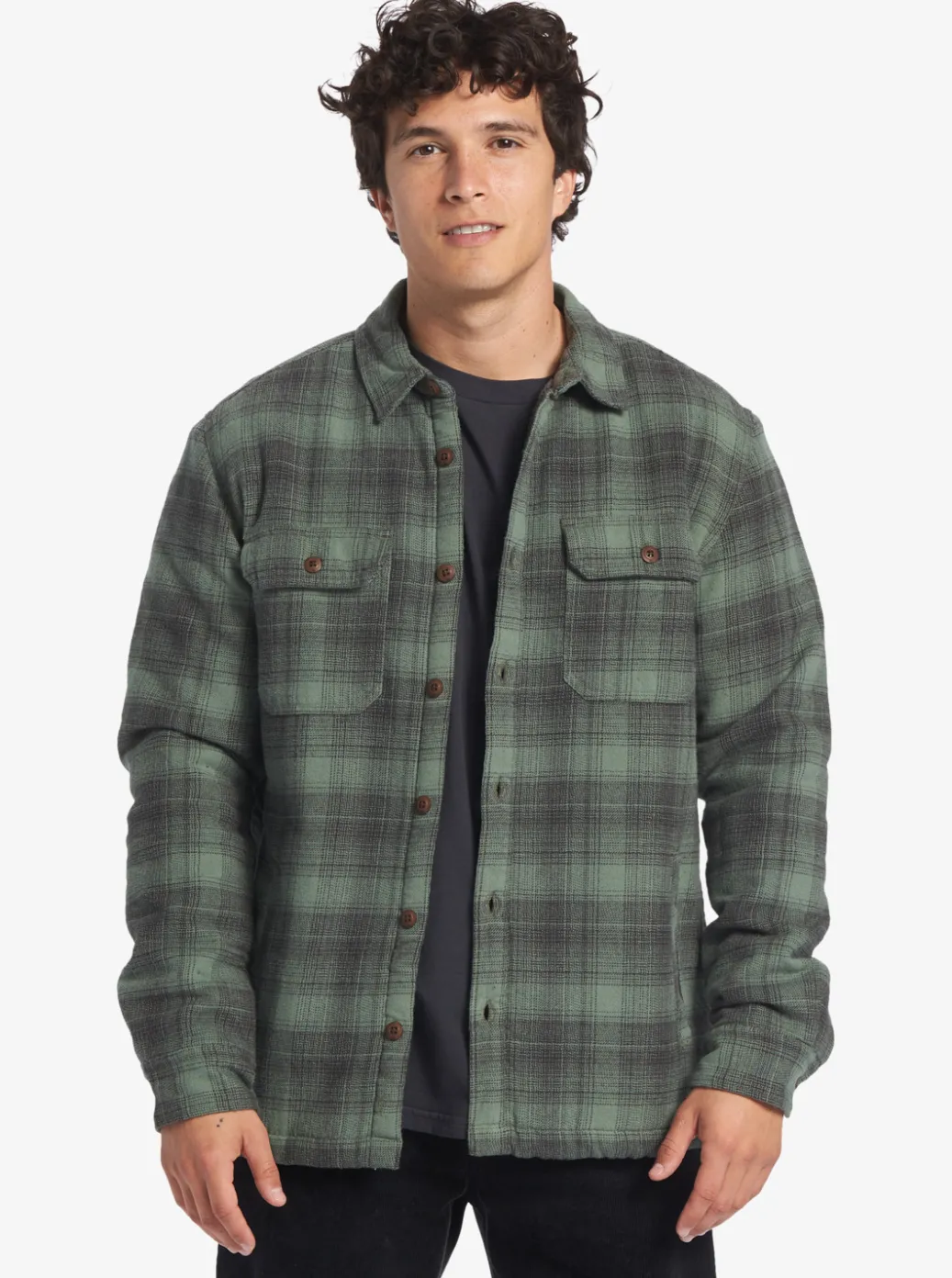 Clearance Quiksilver Camus Overshirt Laurel Wreath Camus