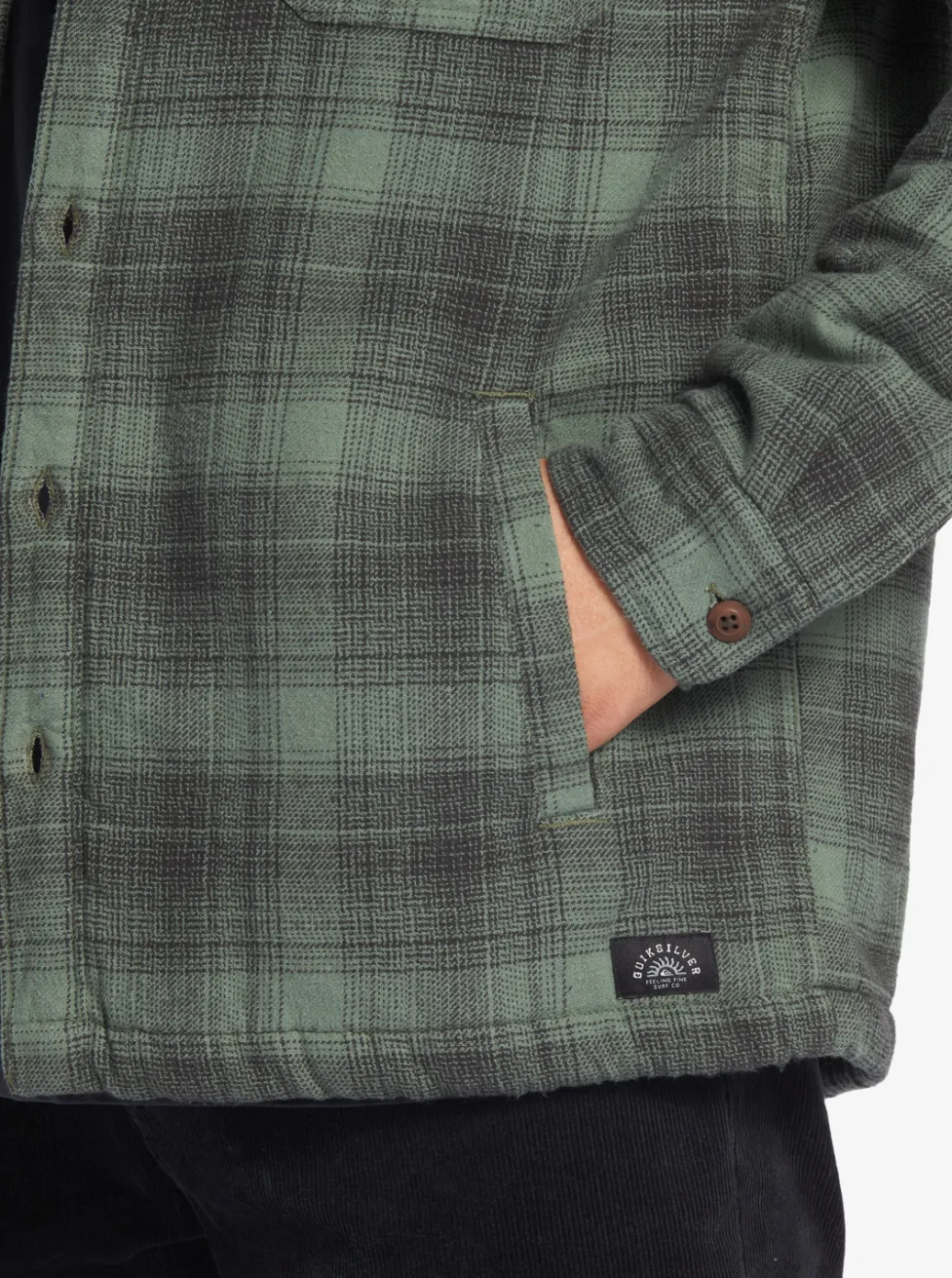 Clearance Quiksilver Camus Overshirt Laurel Wreath Camus