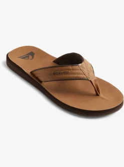 Best Quiksilver Carver Nubuck Sandals Tan - Pattern_1