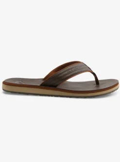 Hot Quiksilver Carver Nubuck Sandals Demitasse - Solid