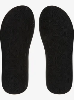 Best Quiksilver Carver Print Sandals Black 5