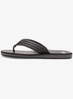 Best Sale Quiksilver Carver Print Sandals Black 4
