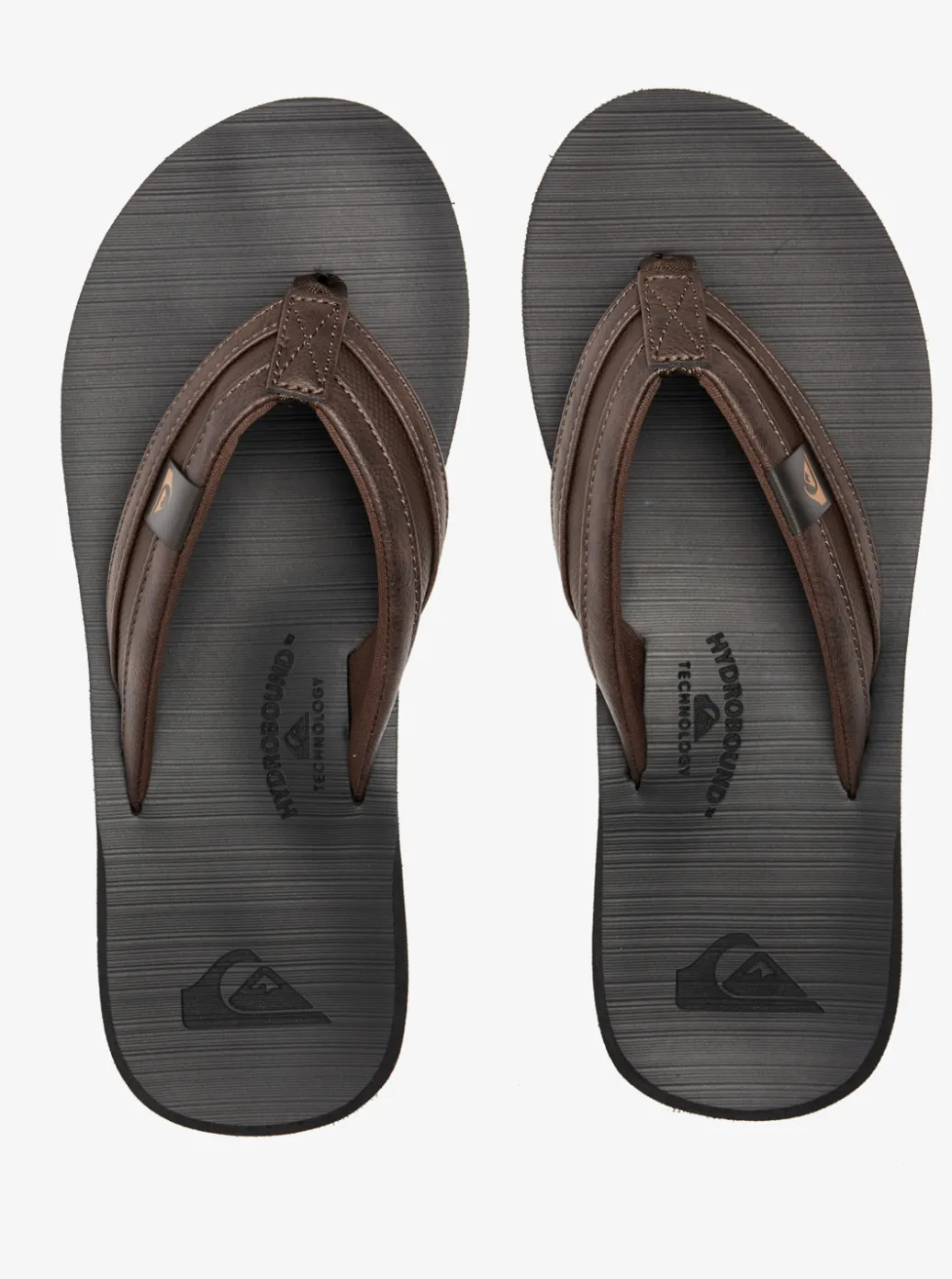 New Quiksilver Carver Squish Sandals Brown/Black/Brown