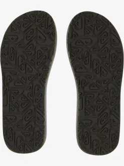 Discount Quiksilver Carver Suede Core Sandals Black 1