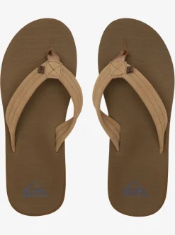 Discount Quiksilver Carver Suede Core Sandals Tan 1
