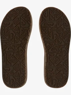 Discount Quiksilver Carver Suede Core Sandals Tan 1