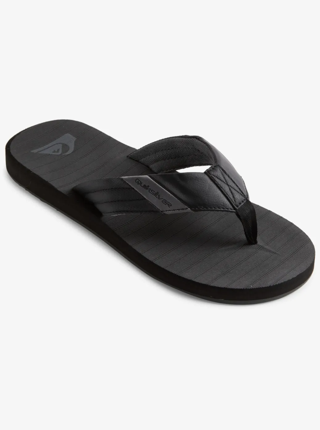Outlet Quiksilver Carver Tropics Sandals Black/Black/Grey