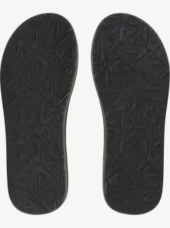 Outlet Quiksilver Carver Tropics Sandals Black/Black/Grey