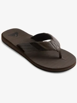 Outlet Quiksilver Carver Tropics Sandals Brown/Brown/Black
