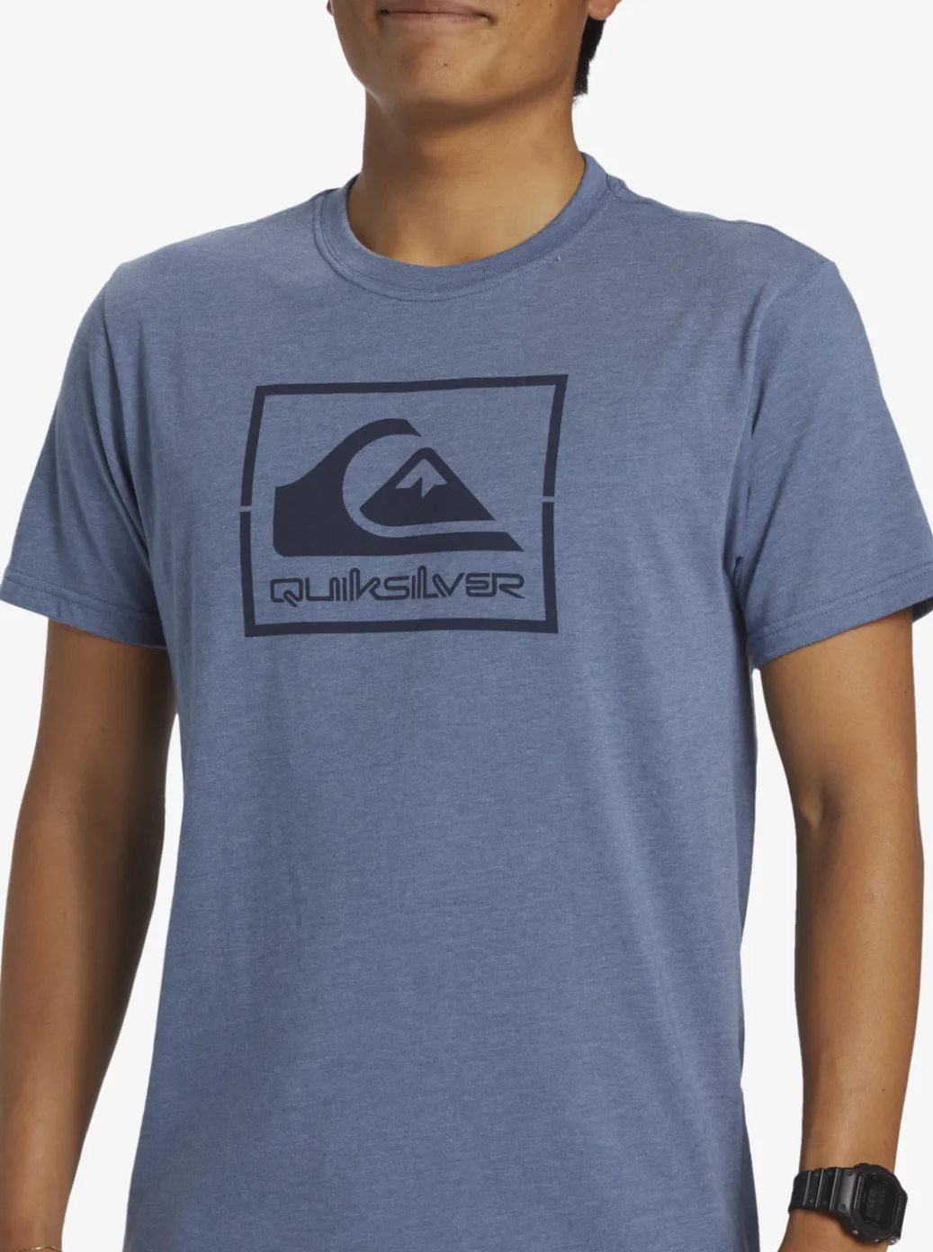 Outlet Quiksilver Casual Encounter T-Shirt Bering Sea Heather